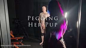 Pegging Her Pup