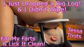 Human Toilet Paper! Sniff It! Then LICK IT CLEAN! - Tessa Toots