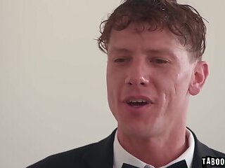 Bride GANGBANGED by her husband's best man and groomsmen on her wedding day!