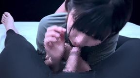 She Gets Excited While Sniffing Erotic Cocks And Snorting During A Blowjob! Nose Job Cum In Mouth