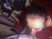 Kinky Couple Used Their Friend / Face and Throat Fuck / Massive Facial