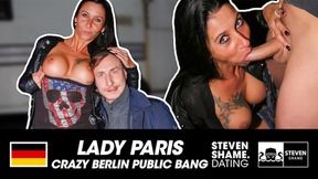 Real sex with rocking Lady Paris and Berlin from Steven Shame