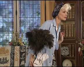 Sexy blonde German maid assfucked by black stud