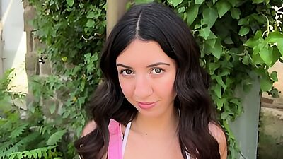 Peeing Teen Caught in Abandoned Place and Fucked in Tight Pussy Creampie