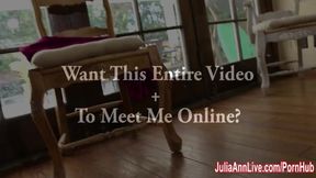 Julia's masturbation video