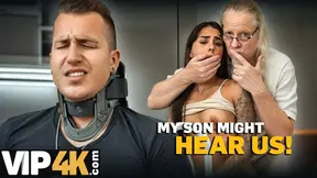 Cheating girlfriend fucked by her hot old man daddy