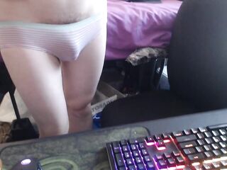 Sissy Anal toy tease