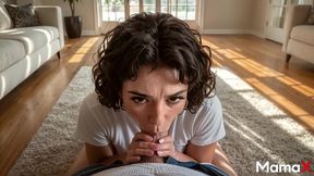 i covered this huge rounded belly with massage oil, watching my palms slide while my hard cock ripped her wet slit with a snap [ai]