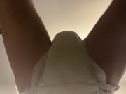 the completely wetting my diaper was planned, the messing not so much