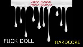 Pleasure Dom degrades fuckdoll in hardcore rough ASMR scene