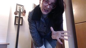 evil stepmom roleplay: nicoletta catches you with her slippers & takes total control