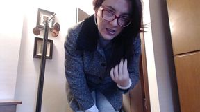 evil stepmom roleplay: nicoletta catches you with her slippers & takes total control