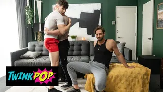Michael Vente Sucks Dom King's Cock Before Trevor Brooks Fucks His Ass
