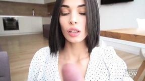 Ravishing Slavic Goddess Can't Resist Enormous Cock&#x1F346;