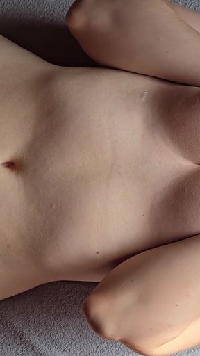 He Cum Directly on My Tits! Hot Handjob and Mutual Orgasm!