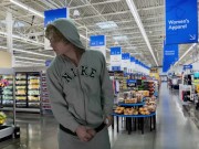 Straight Twink lost a bet and had to Jerk off at the supermarket and got CAUGHT