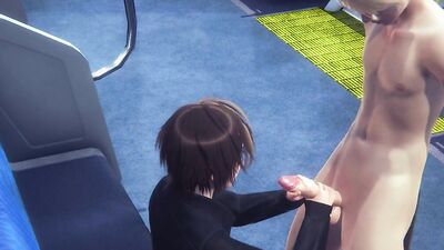 Seth Handjobs a big dick in front of a camera while receiving a cumshot in his face