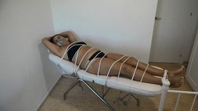 Tied slave, navel worship b