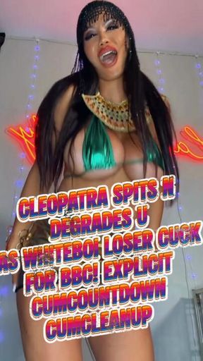 CLEOPATRA CUCK 11 INCH BBC - CUM COUNTDOWN - CUM CLEANUP