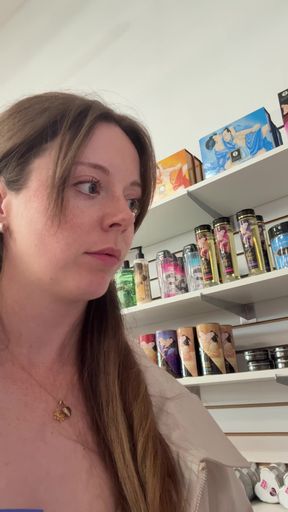 Sex Vlog! Shop with Me for a New Toy Then Watch Me Use It!