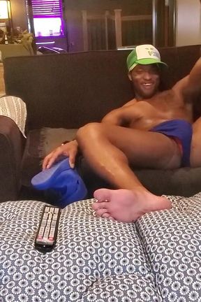 Kenniejai Smokes and Jerks in Blue Nikes Part One