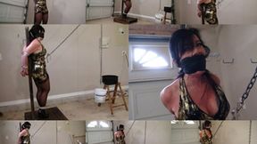 Slow water drip crotch rope punishment (MP4 SD)