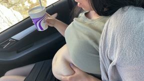 I humiliated myself at the Company Dinner ~ Fat Talks and Snacks in the car [MOV]