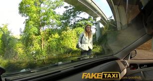 Sex Angel is pounded by my big cock on my taxi