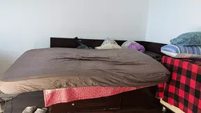 Sexy wife with hairy pussy dancing naked  Hairy brunette pussy, big tits, big ass