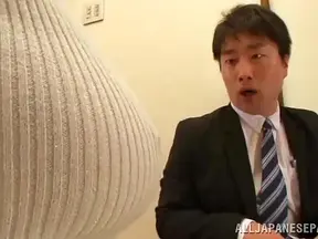 Innocent Japanese Maiden Thrills With Her Sexy Titjob Delights