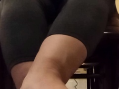 Foot fetish Close up feet and toes tease