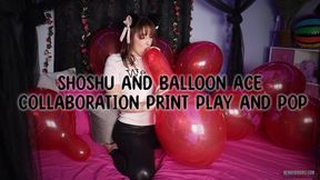 Shoshu and Balloon Ace Collaboration Print Play and Pop