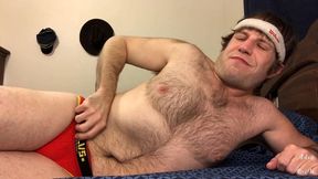 pov stud denies lover, jerks, & gives cei