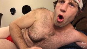 pov stud denies lover, jerks, & gives cei