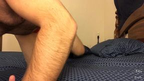 pov stud denies lover, jerks, & gives cei