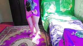 Sweet Femboy Posing with Vintage Camera in Park