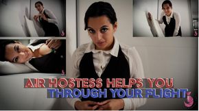 Air Hostess Helps You Through Flight