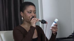 Nene Tests the New Lung Exerciser (MP4 - 1080p)