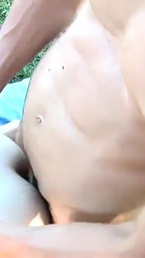 Outdoor Gay Penis Pinching Sperm Blasters Anal Sex Homo Love!