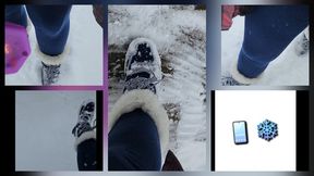 Let It Snow ASMRING In The Fresh White Snow w Fun Snow Day Outdoor Activities