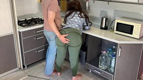 son takes liberties with mom's tight asshole
