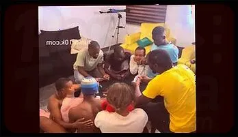 Lagos Gangbang Party: High-Octane Ebony Fun with 10k Views