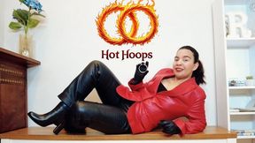 Hot hoops- tied balls and JOI for my pants