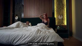 step mom shares bed with step son in 4k hotel fantasy—wild night!