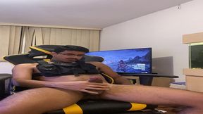 dotado batendo uma