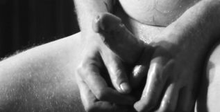 Stroking in an Armchair and Cumming Hard