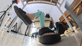 6K CC Thick Cool Shoes for Office Training Dwarf 360 VR