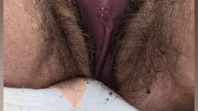 Leaking in My Panties When I'm Told To -- Then Masturbating and Exploding Accidentally All Over My White Socks & Black Leggings