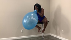 Balloon Pop w/ Blue 17' Kassey Starr BalloonÂ