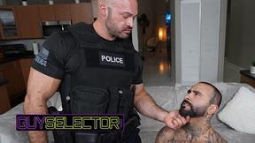 ”Cop Prick Teases & Fucks Feet”